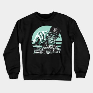 Ken Block mint green Crewneck Sweatshirt